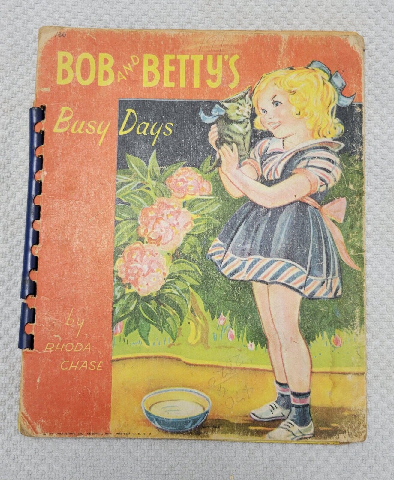 Bob and Betty's Busy Days 1943 Vintage Children's Classic Book