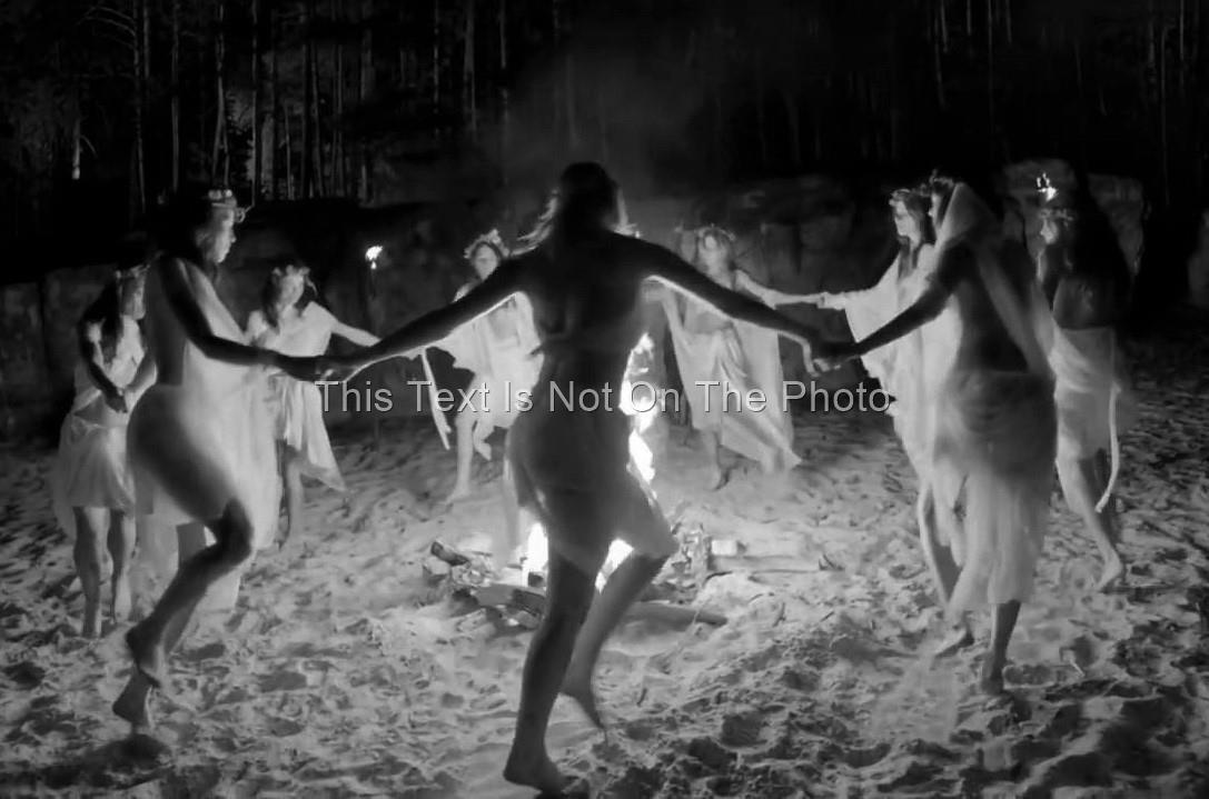 Dancing Witches Ritual Witch Dance Black Magic Witchcraft 8x10 Photo Print 178C