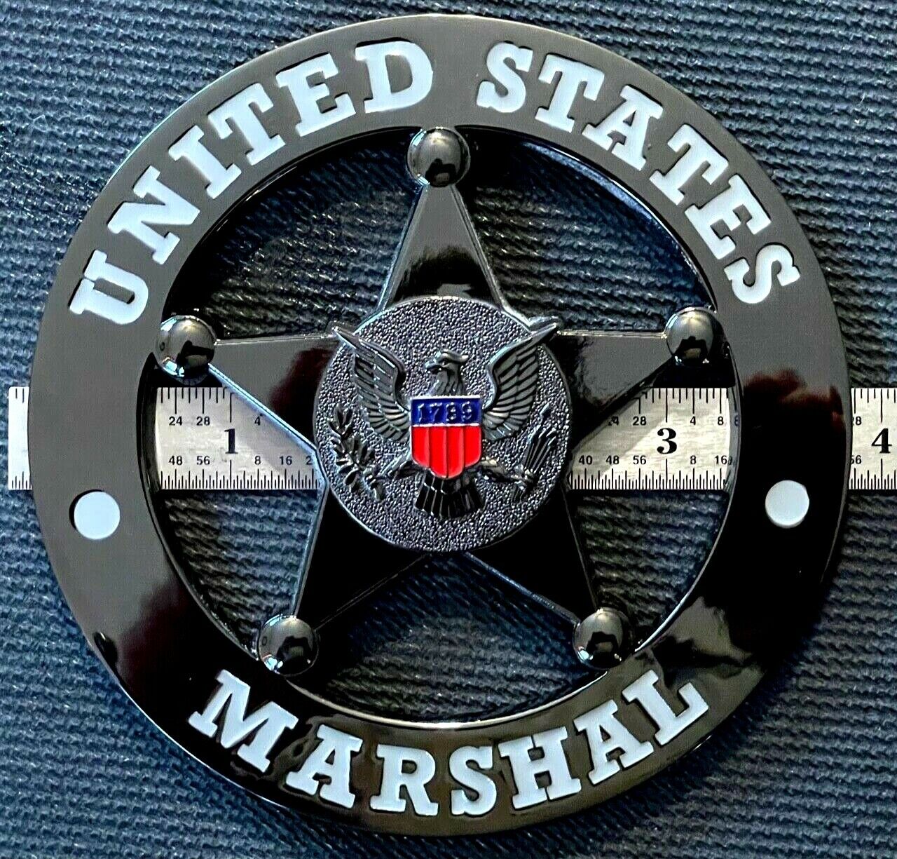US Marshals Service - GIANT Paperweight coin 3.75in TacticalBLACK GH super rare