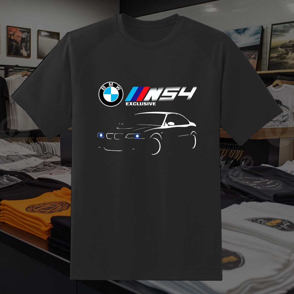 Hot New BMW N54 EXCLUSIVE Logo Men Black T Shirt USA Size S - 5XL 