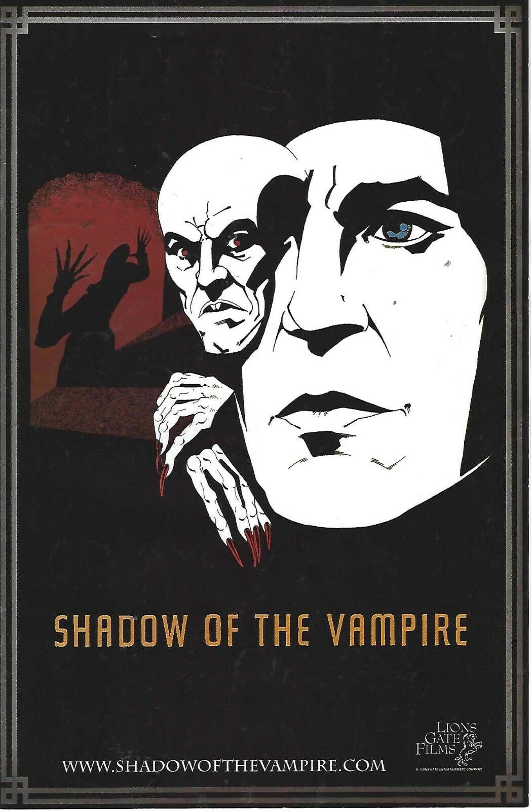 Shadow of the Vampire Promo Comic Lions Gate William DeFoe Nosferatu