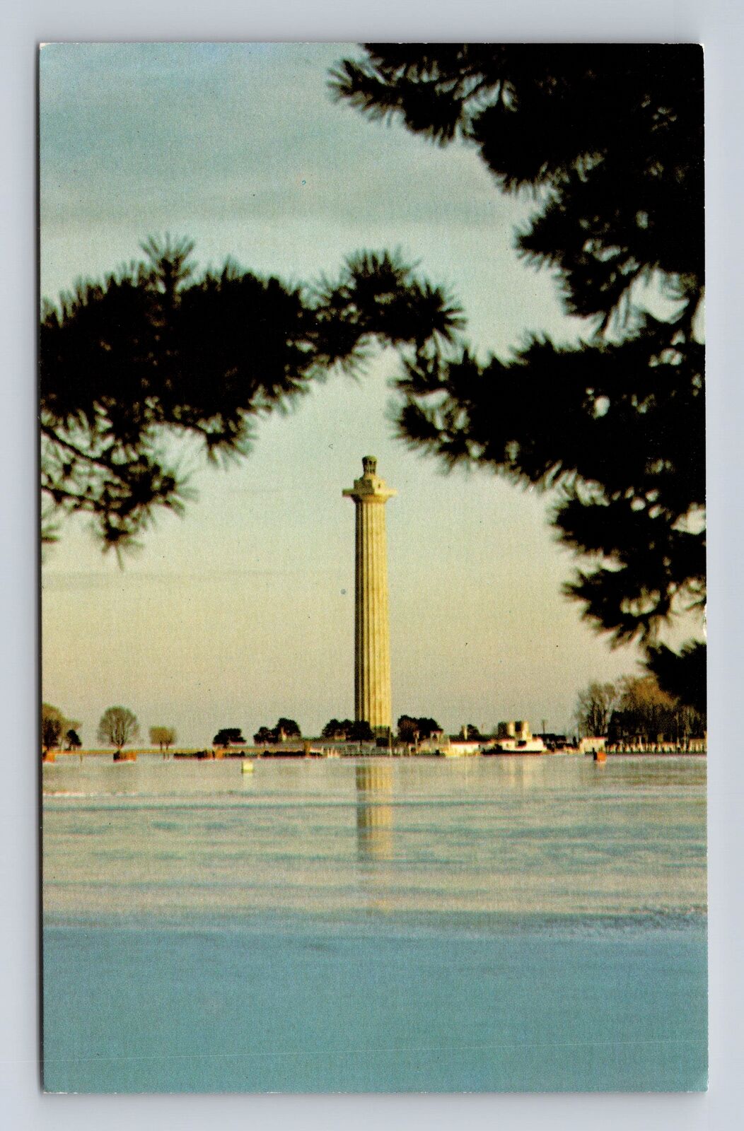 Put-In-Bay OH-Ohio, Perry\'s Victory International Peace Mem, Vintage Postcard