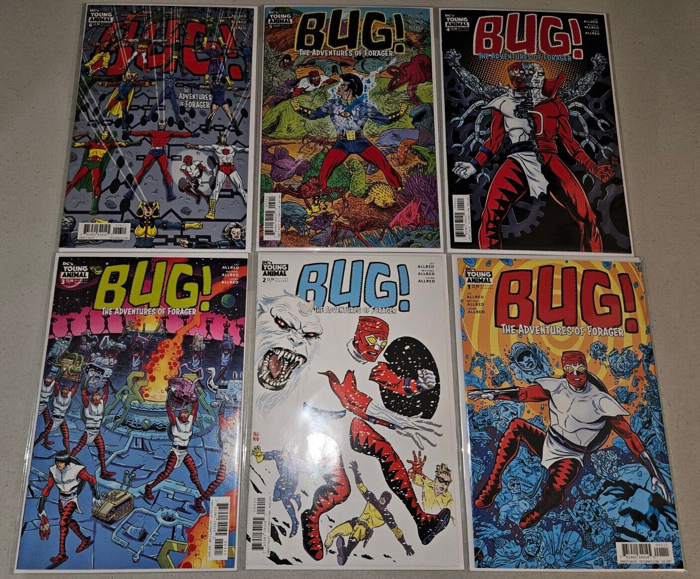 Bug: The Adventures of Forager #1-6 (Complete 2017 DC series) 1 2 3 4 5 6 Lot