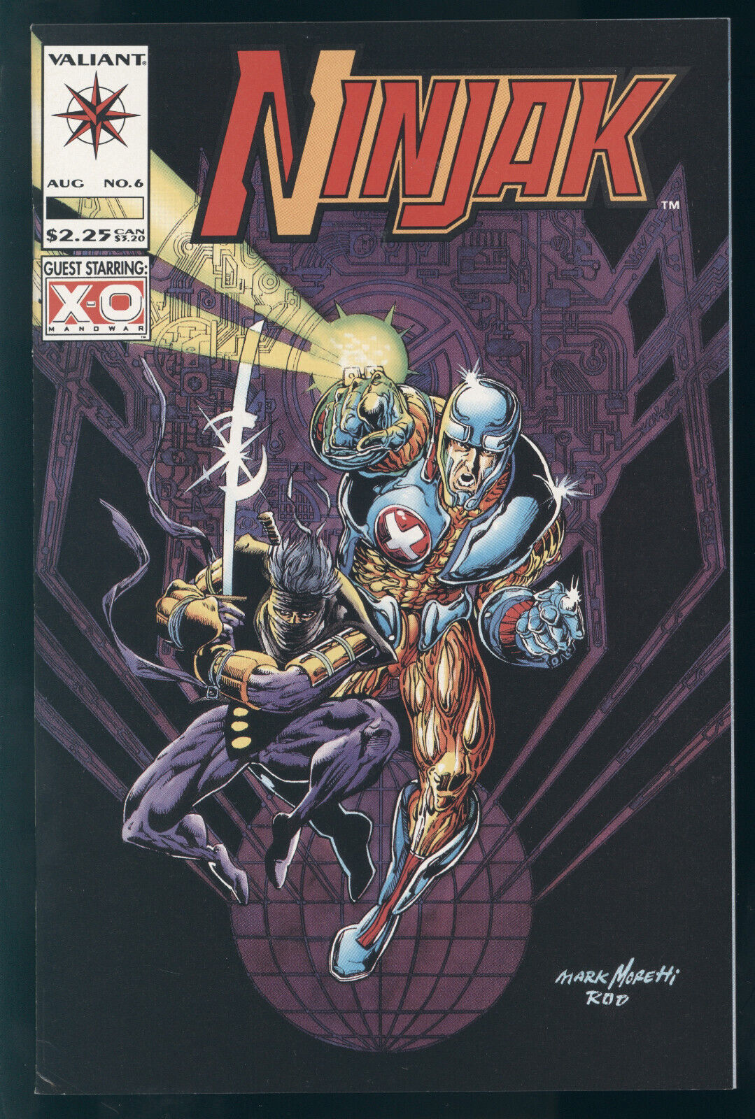 Ninjak 6 VF- Valiant Comics 1994