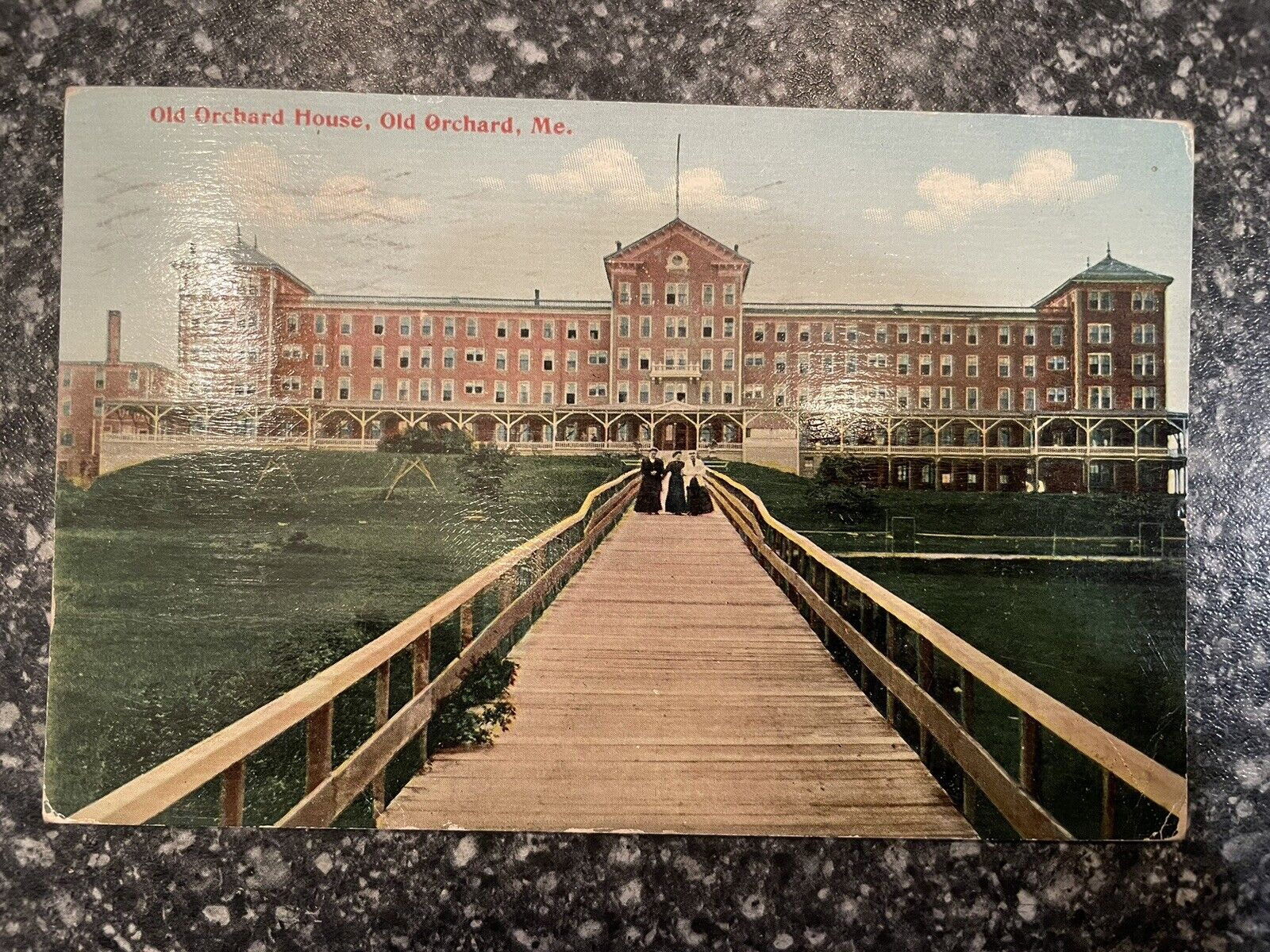 Old Orchard Beach Maine Postcard Vintage  Posted 1911 Old Orchard House