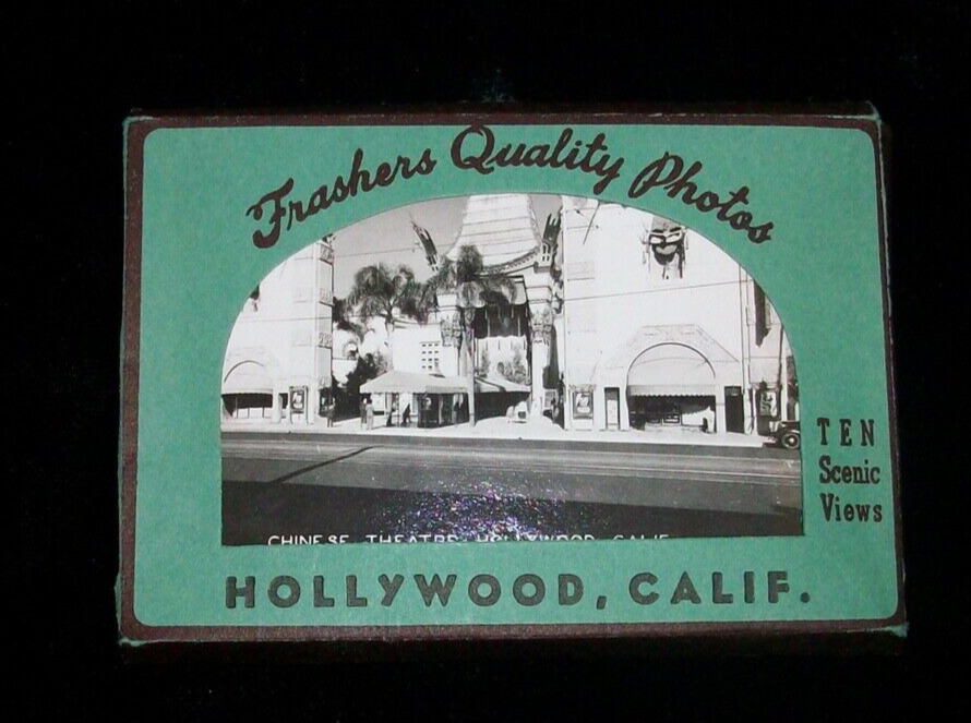 Frashers Vintage 30s-40s Quality Photographs Hollywood California 10 Black White