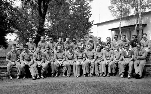 Team photo line-up German national football team prior FIFA World - 1954 Photo 1