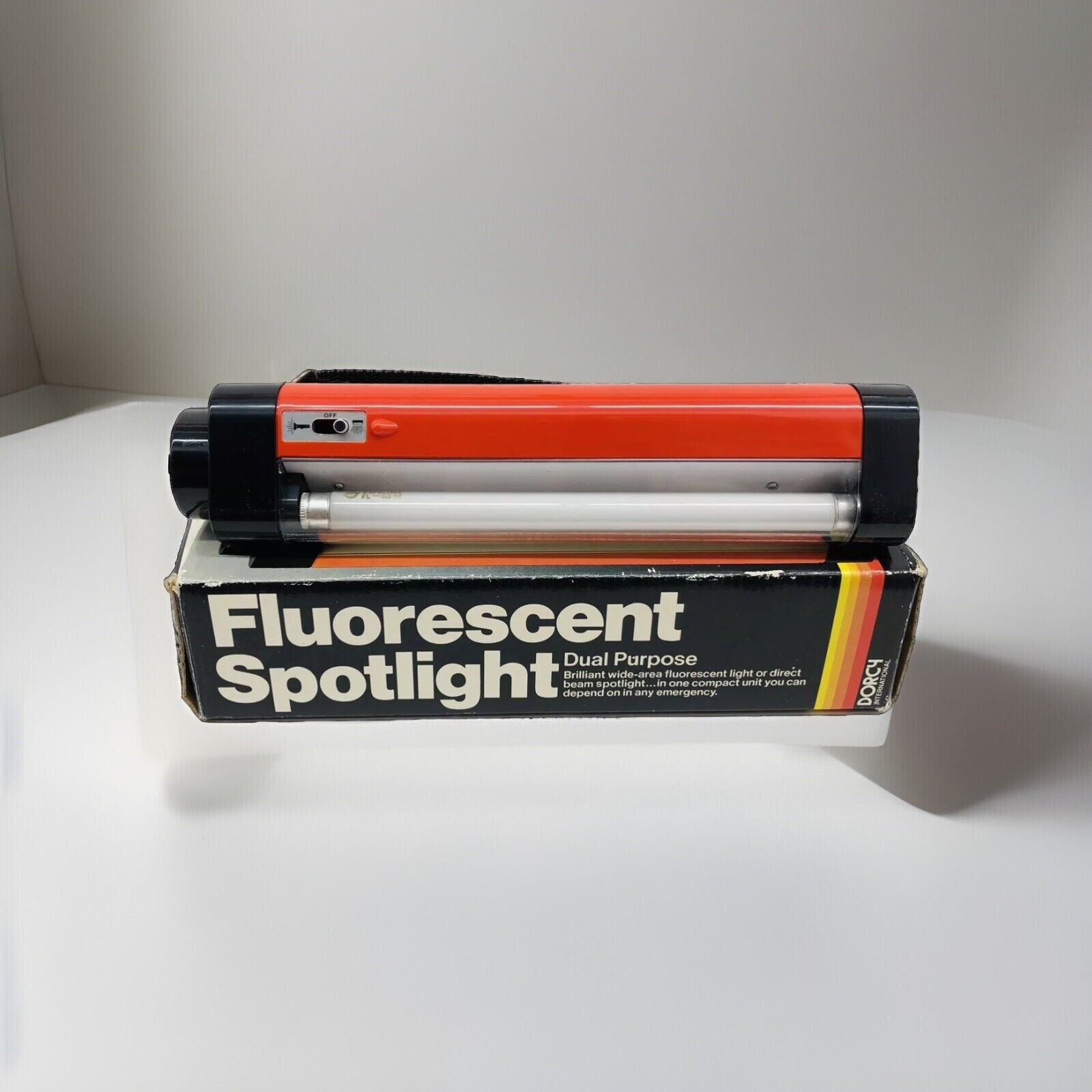 NOS Vintage Fluorescent Lantern w/Spotlight New Original Box