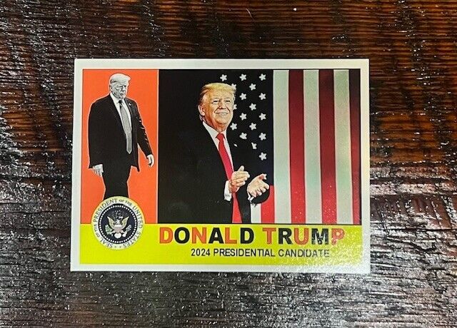 2024 Custom DONALD TRUMP USA President Art Novelty Card MAGA 