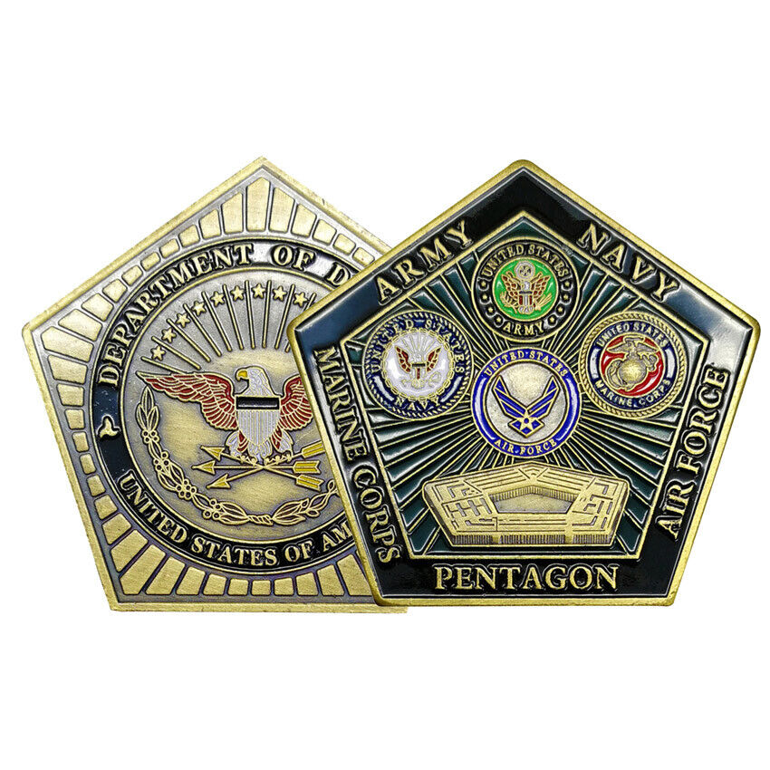 Gift Force Pentagon USA Department of Military Challenge Coin