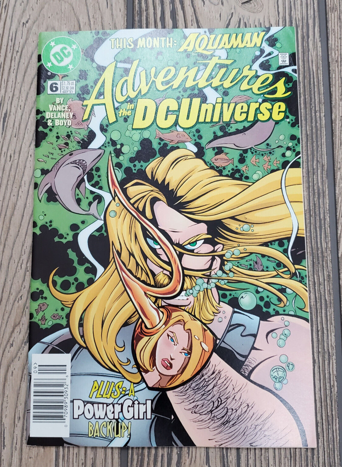 Adventures in the DC Universe Comic Book Issue #6 DC Comics 1997 Aquaman