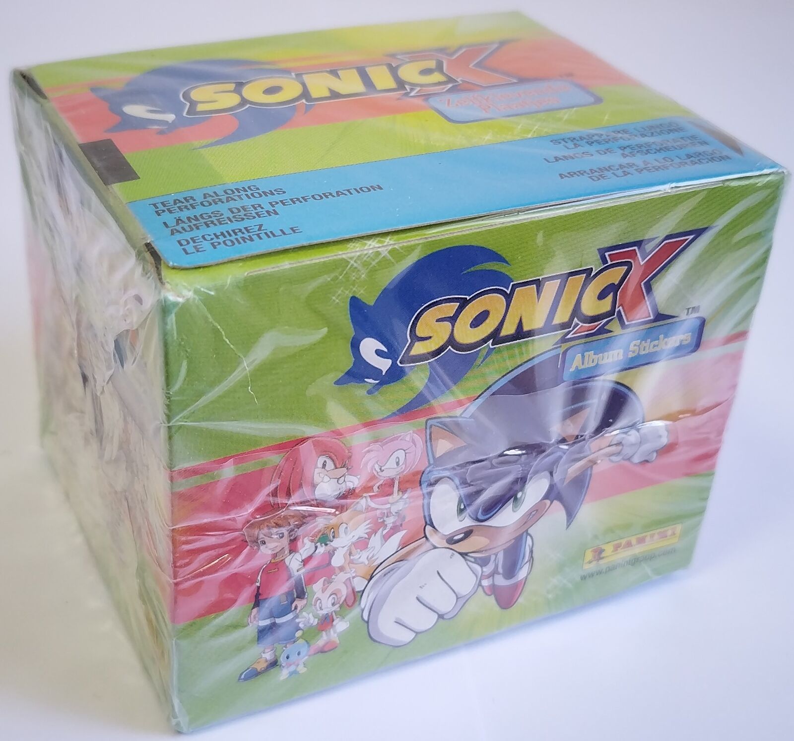 Sonic X Box 50 Packs Stickers Panini