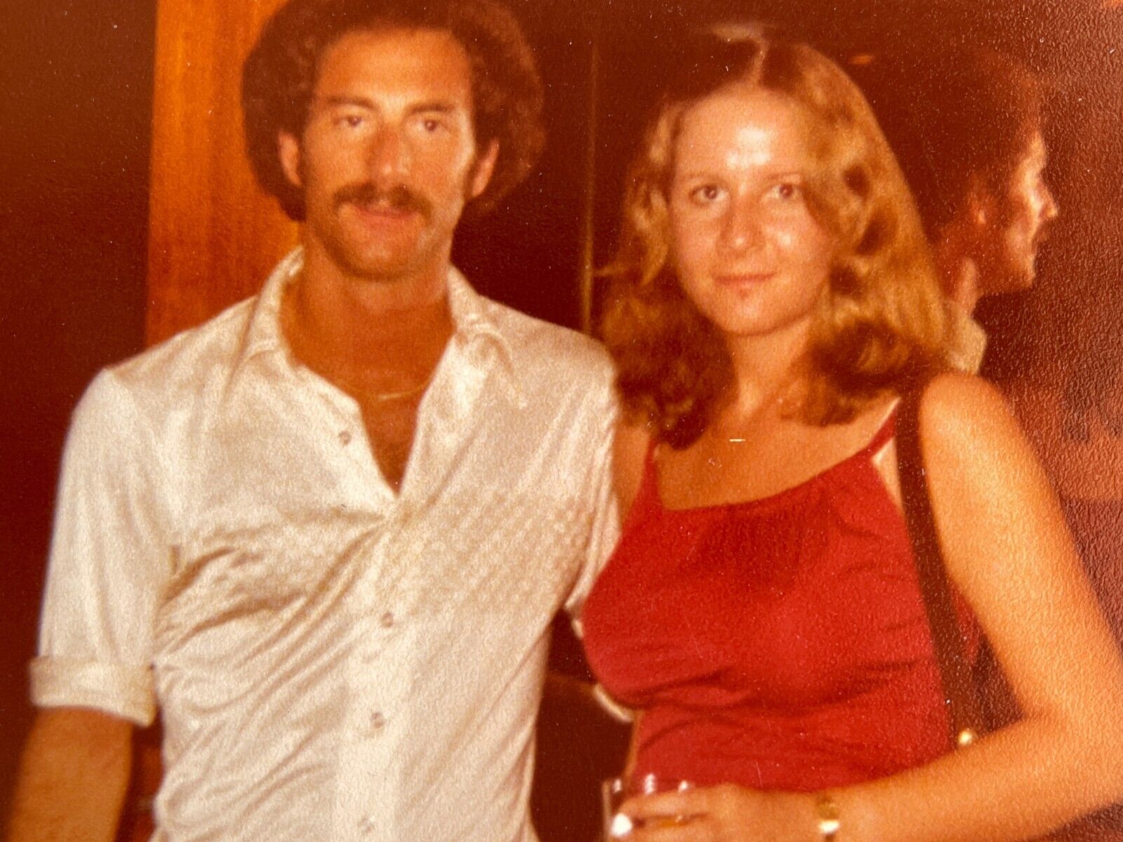 i4 Photograph 1978 Cute Attractive Couple Pretty Woman Handsome Man 