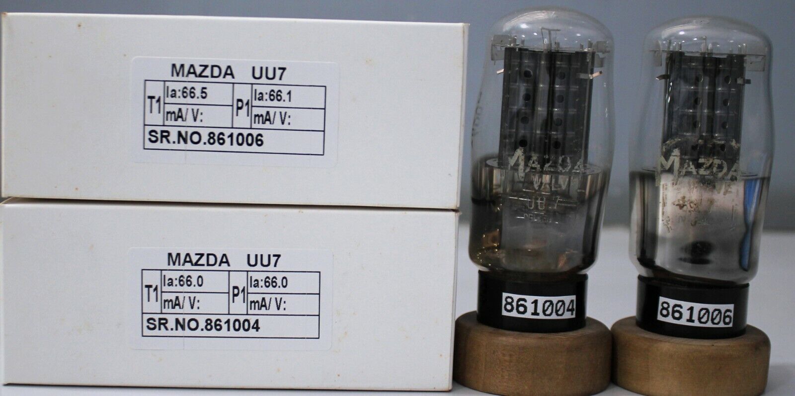 UU7 Mazda made in England RECTIFIER  AUDIO TUBE Qty 1 Match Pair