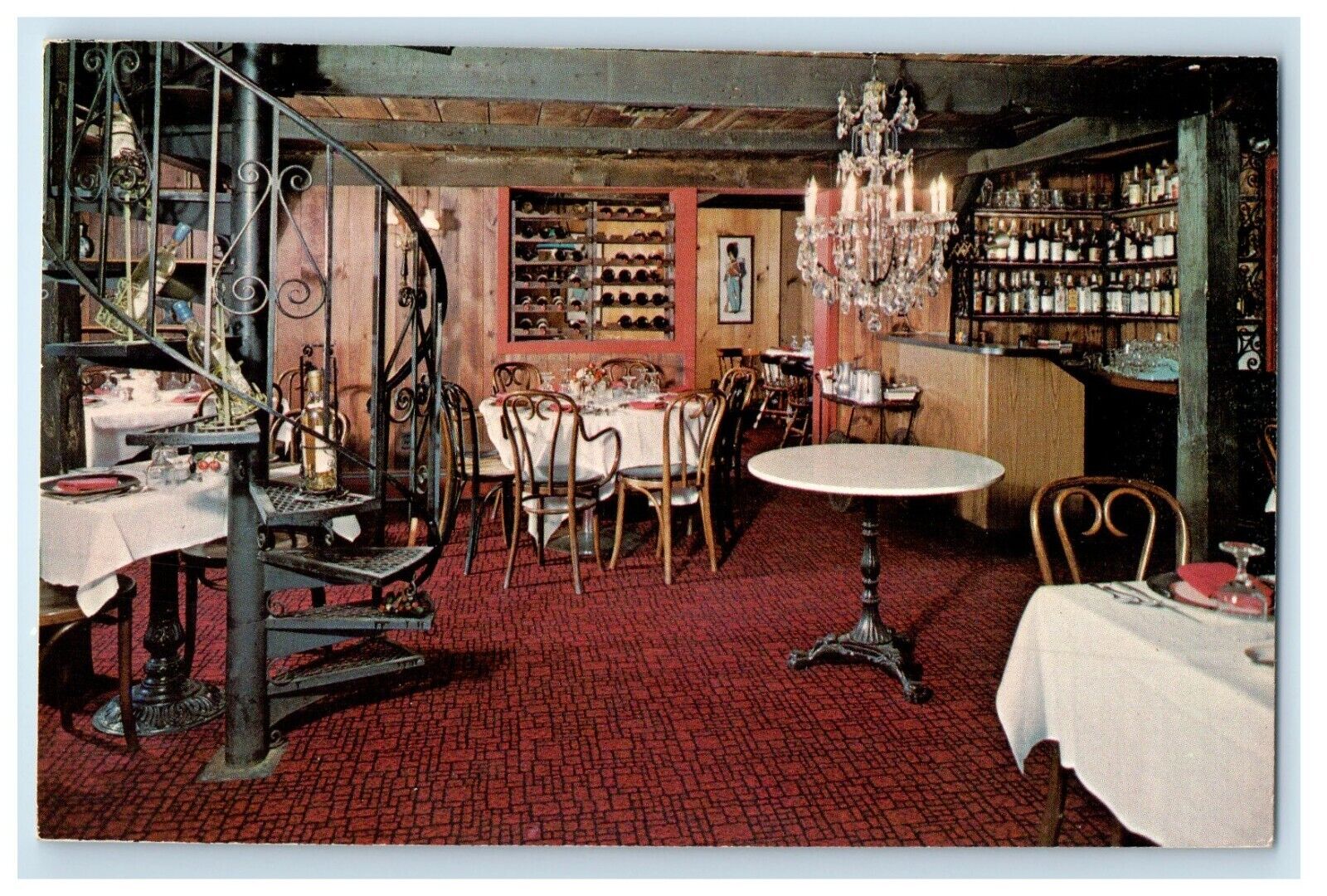 c1960\'s Black Forest Inn Authentic German Food Black Hawk Colorado CO Postcard