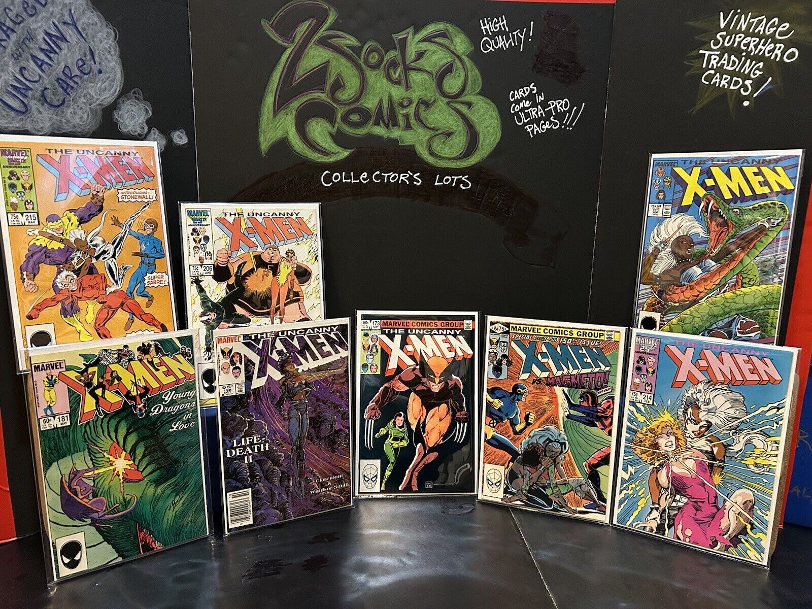 Uncanny X-Men 8 Comics Marvel Comic Book Lot (150-223)