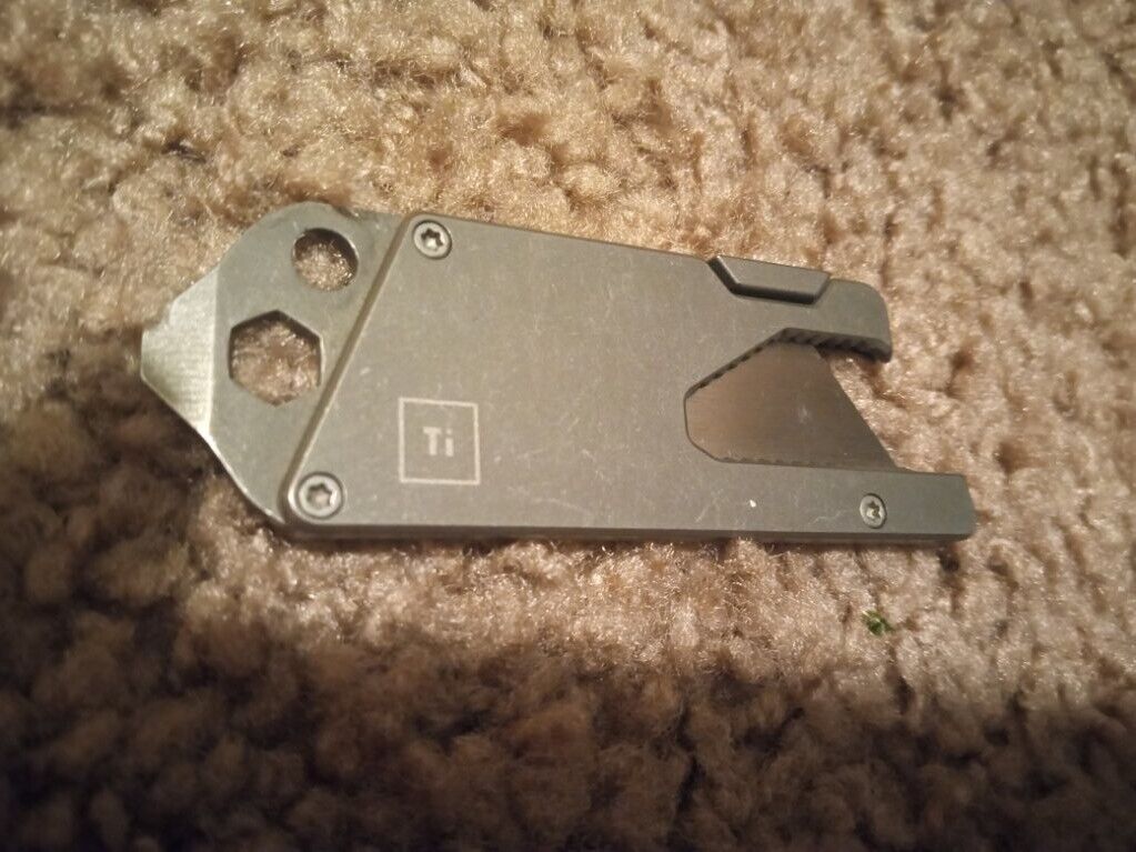 Big Idea Design titanium keychain boxcutter Titanium Pocket Tool