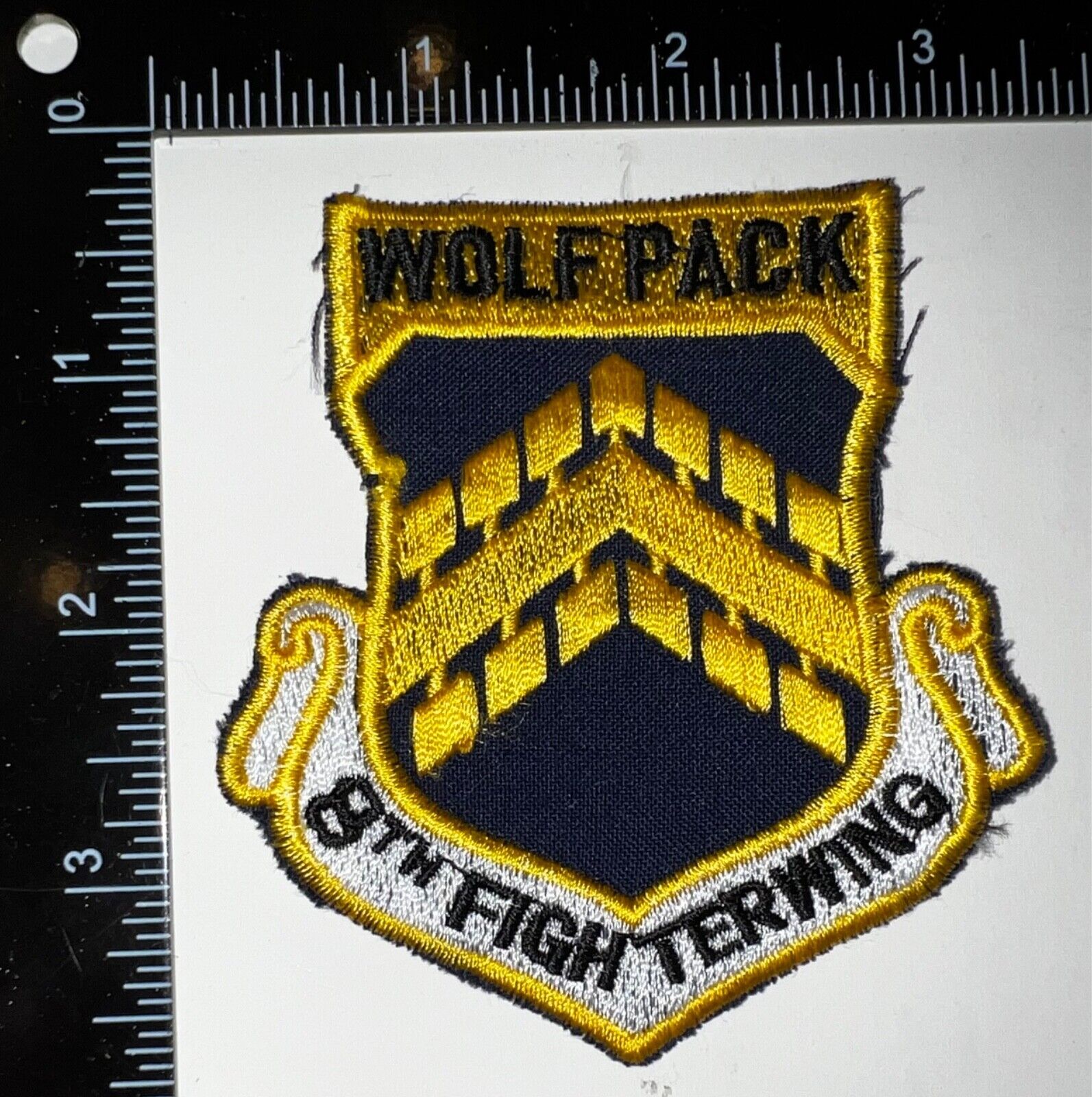 USAF US Air Force 8th Fighter Wing Wolfpack Patch