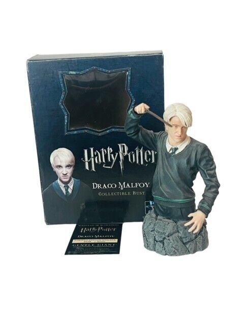 Draco Malfoy Harry Potter Gentle Giant Bust Sculpture Figurine Box Limited BMC4