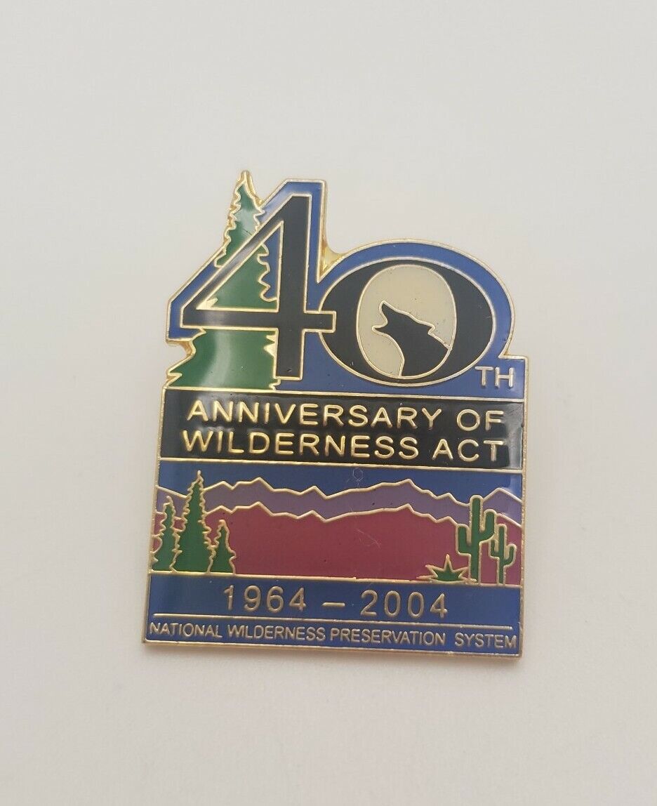 40th Anniversary of Wilderness Act 1964-2004 Natl. Wilderness Preservation Pin