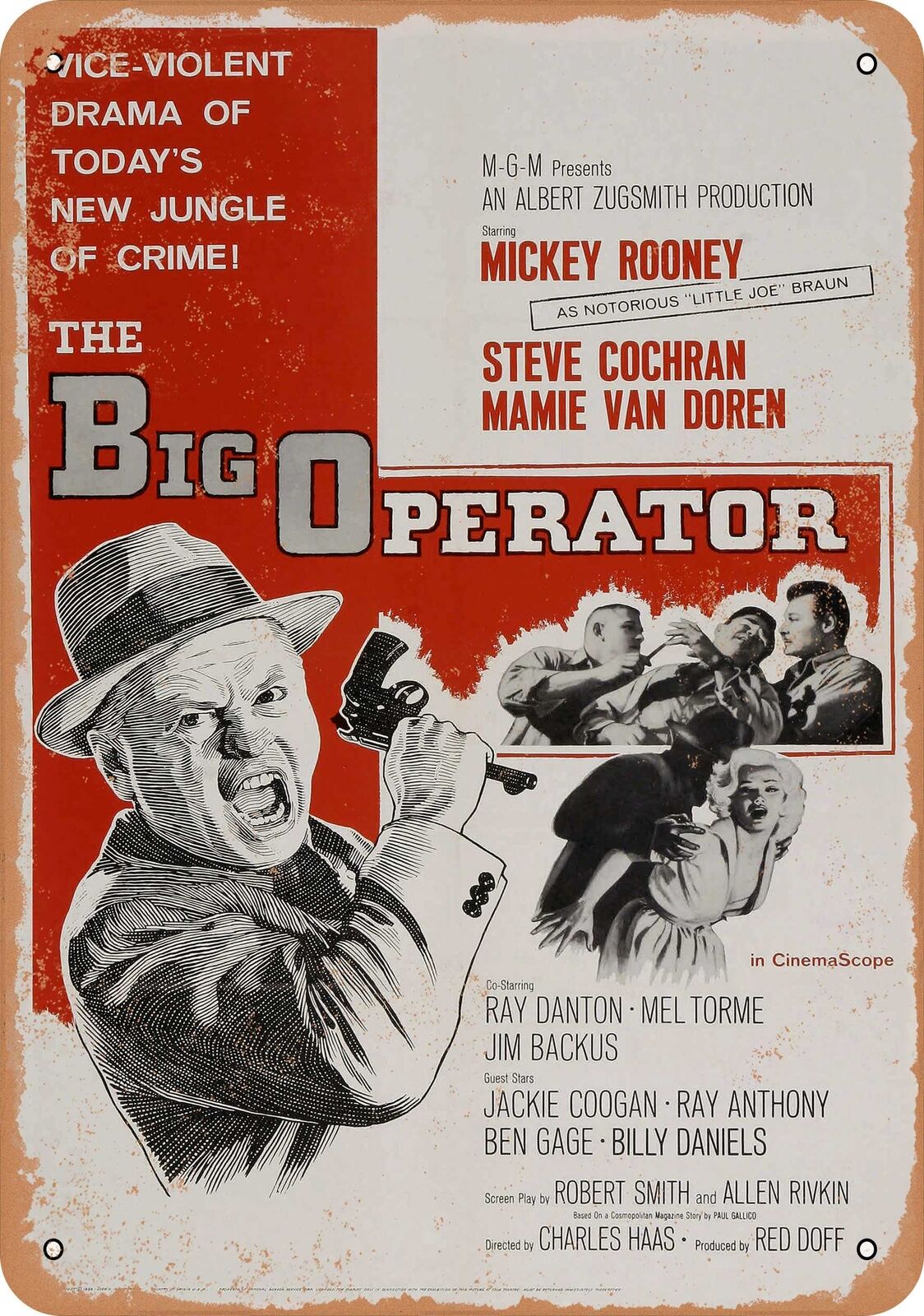 Metal Sign - Big Operator (1959) - Vintage Look