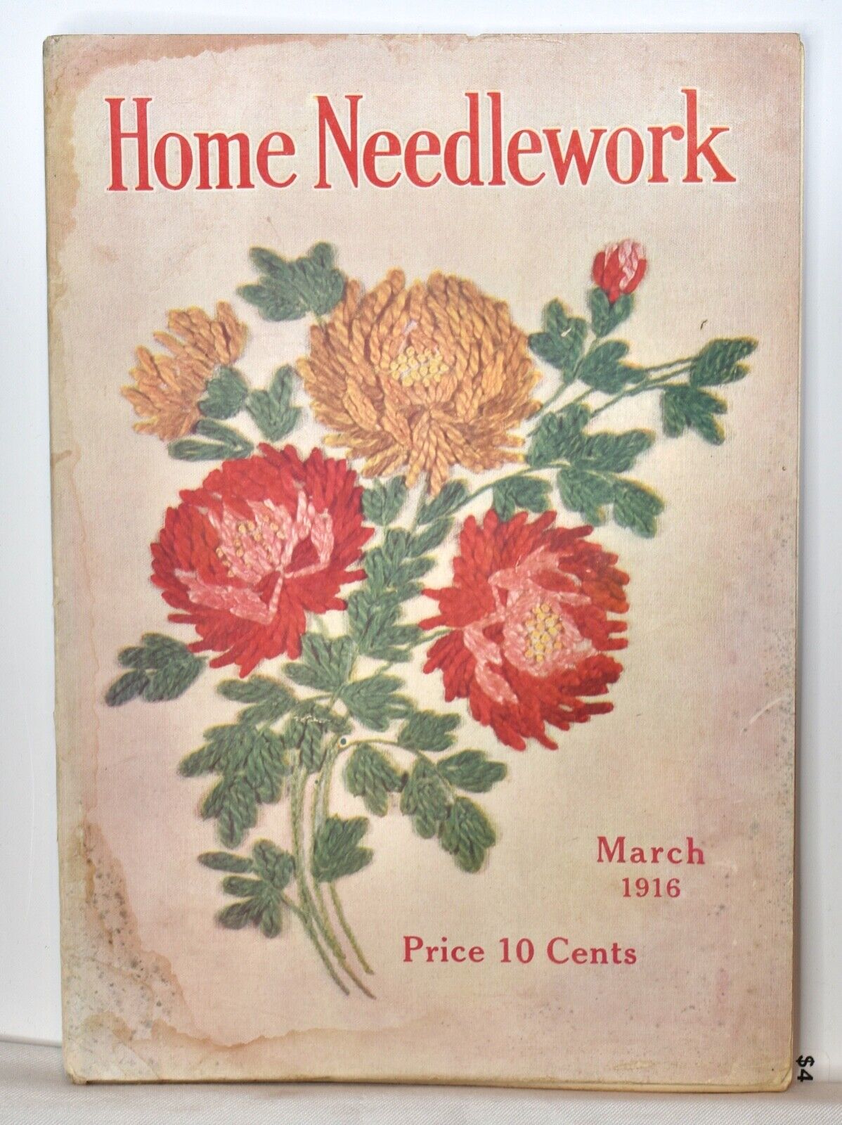 Home Needlework Magazine - March 1916 crochet embroidery