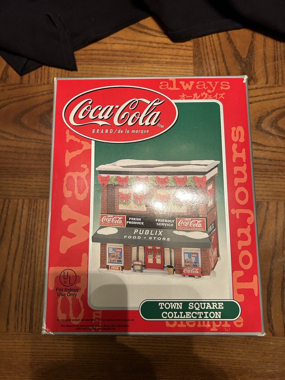 Coca Cola Town Square 2000 Collection Publix Food Store Lighted Building