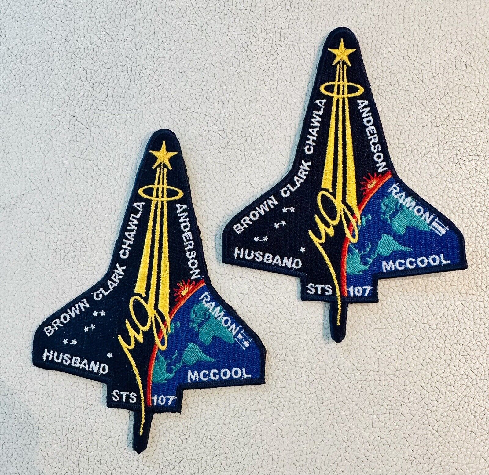 Pair (2) | STS-107 Mission Patch