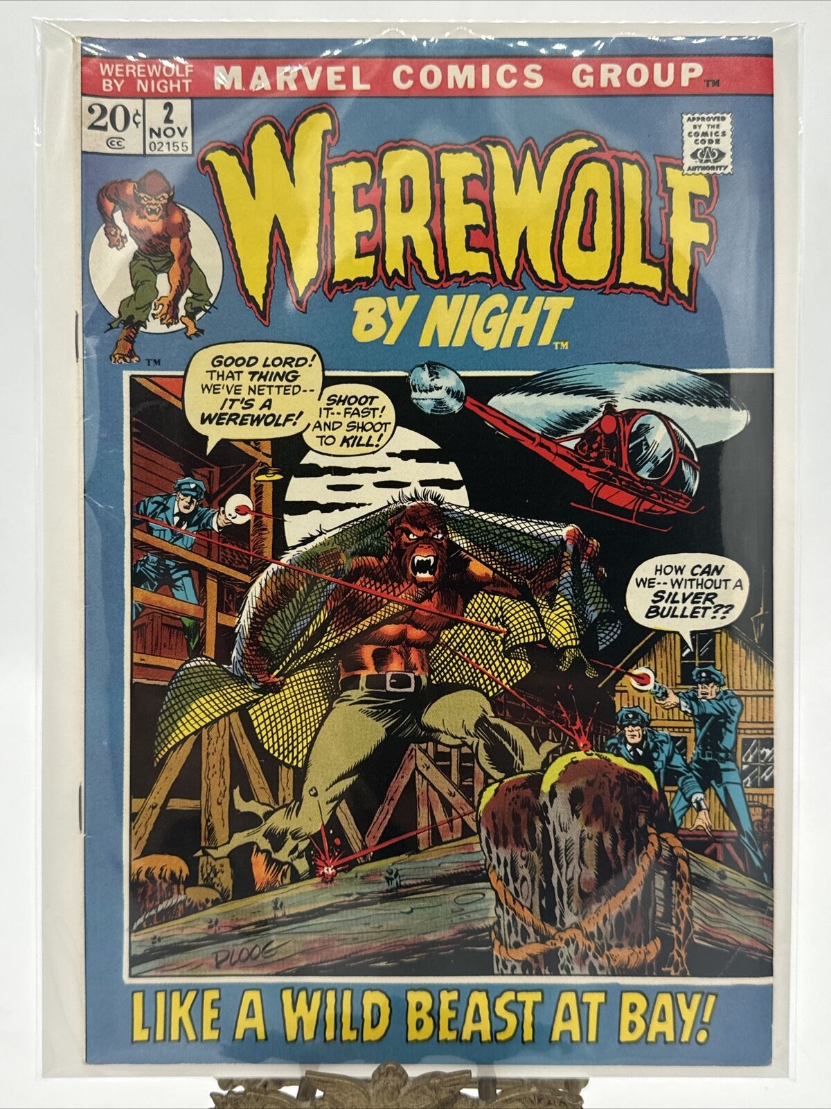 Werewolf By Night # 2 - Mike Ploog cover Excellent Condition