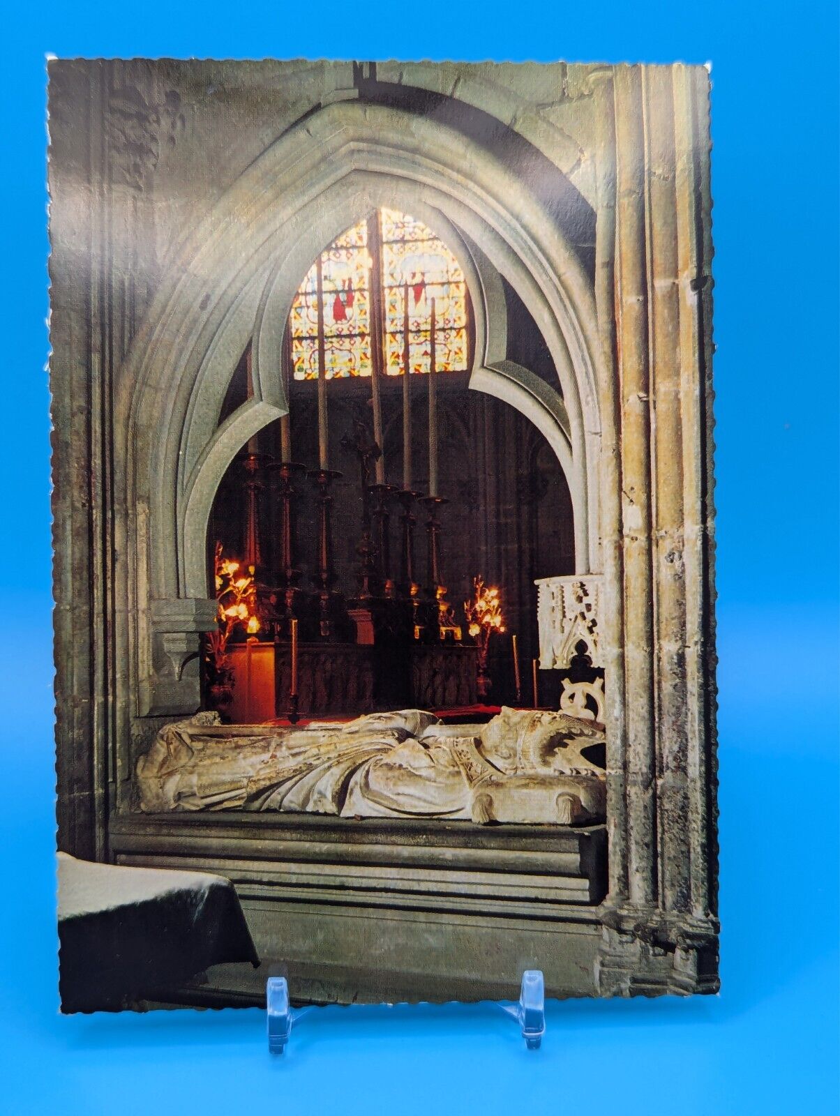 Vintage Postcard of Basilica of Saints Nazarius Carcassonne, France