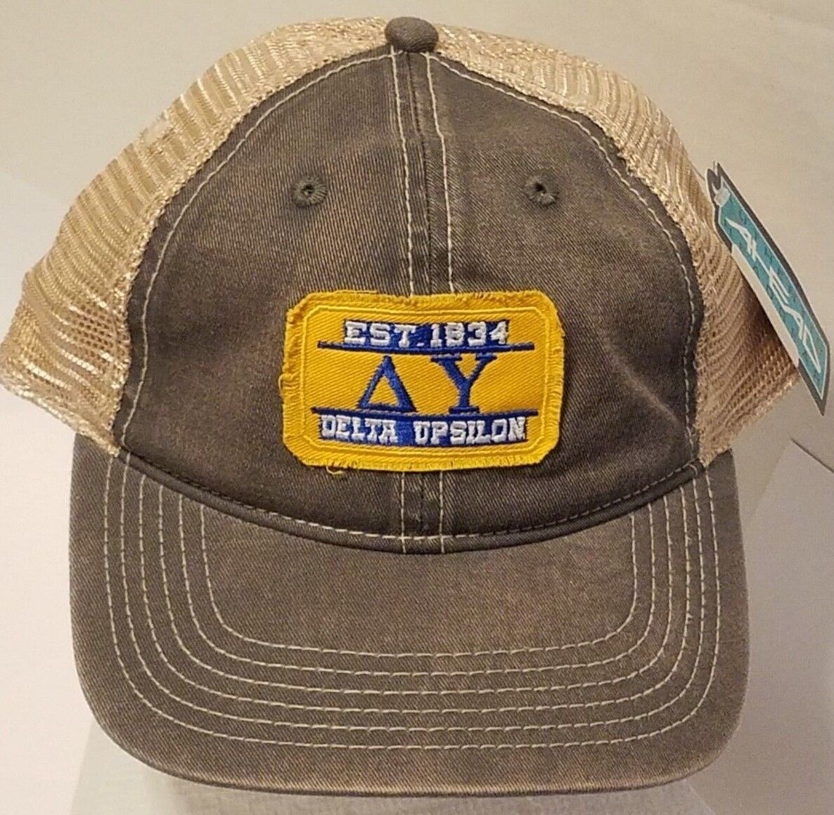Delta Upsilon Gray Baseball Cap - Adjustable Hat