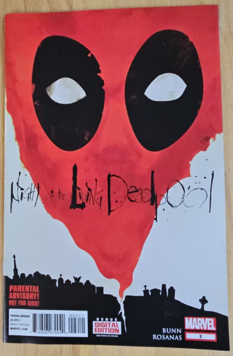Night of the Living Deadpool #2 Marvel Comics 2014 Very-Fine + 8.5 Uncertified