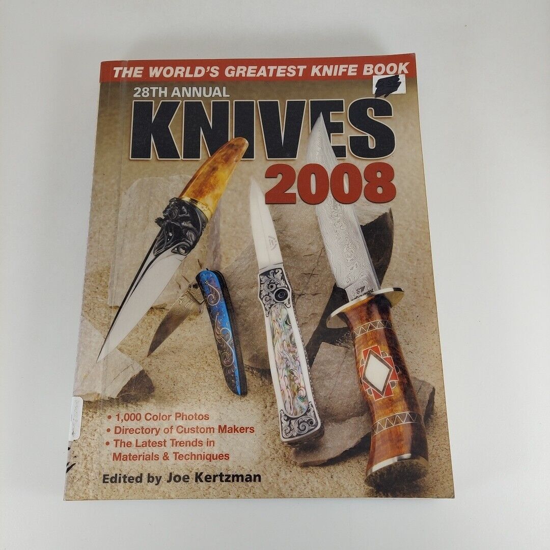 KNIVES 2008 28th Annual Joe Kertzman Krause Publications Illustr PB Ex-Library 