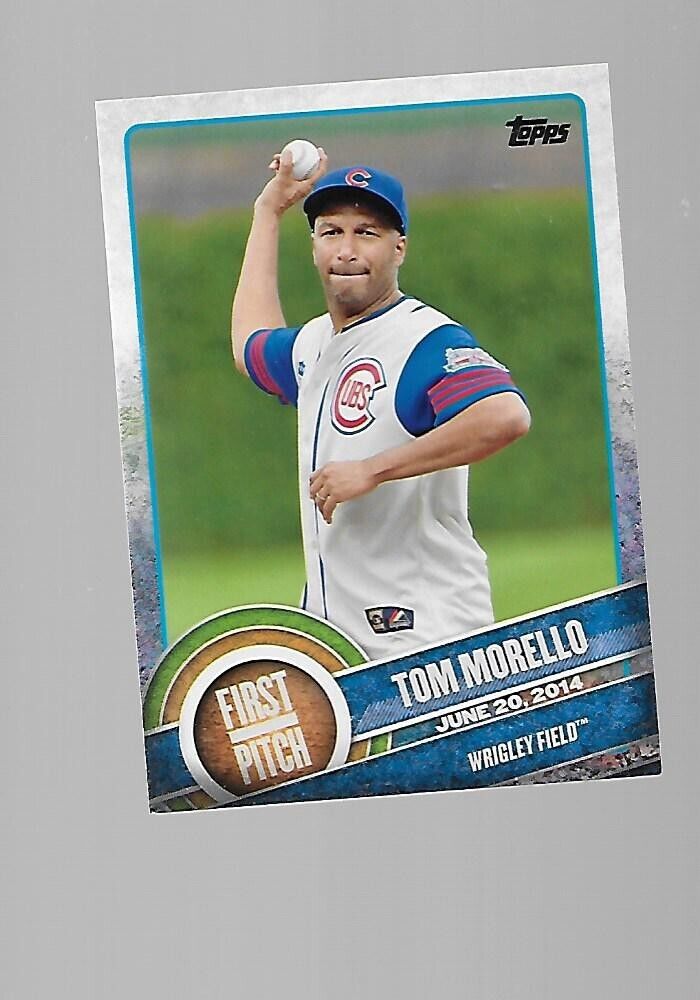 2015  Tom Morello, Topps First Pitch