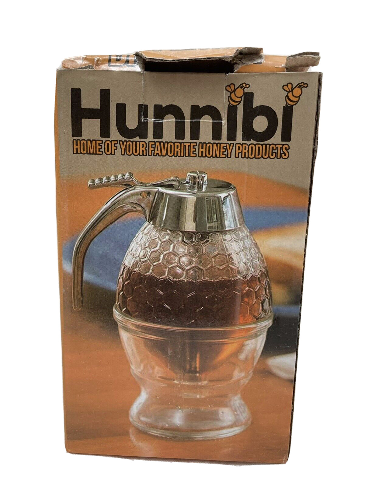 Hunnibi Honey Dispenser No Drip Maple Syrup Honey Dispenser Acrylic New In Box