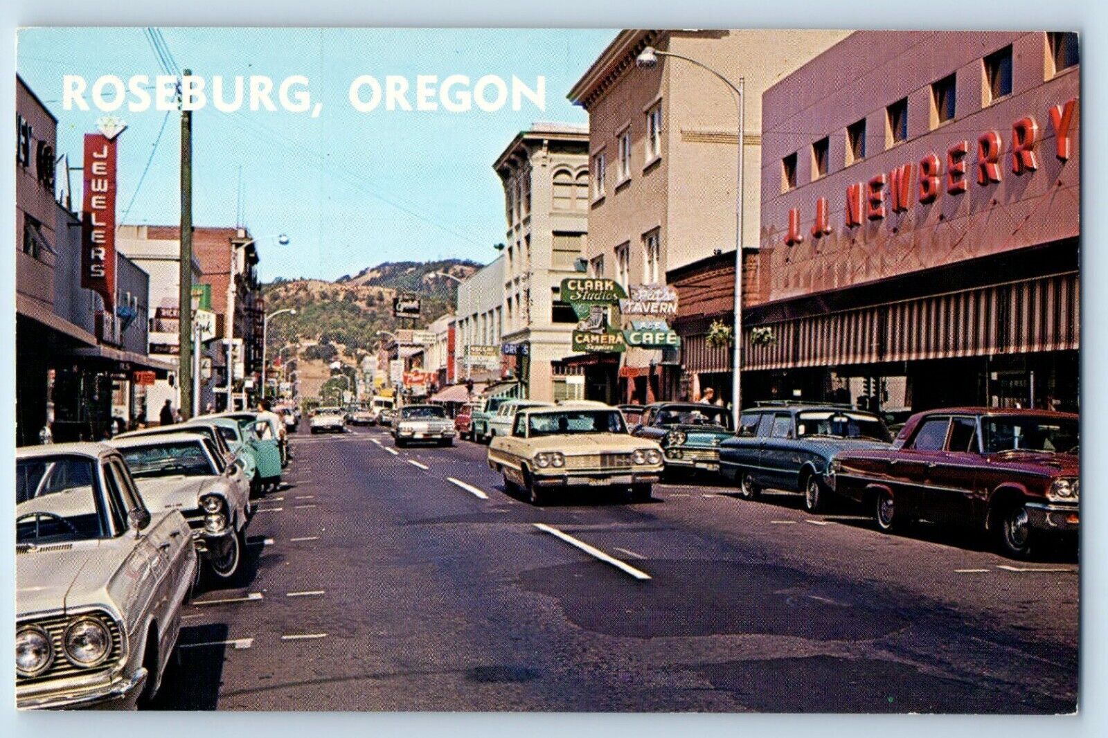Roseburg Oregon OR Postcard Exterior View Store Building c1960 Vintage Antique