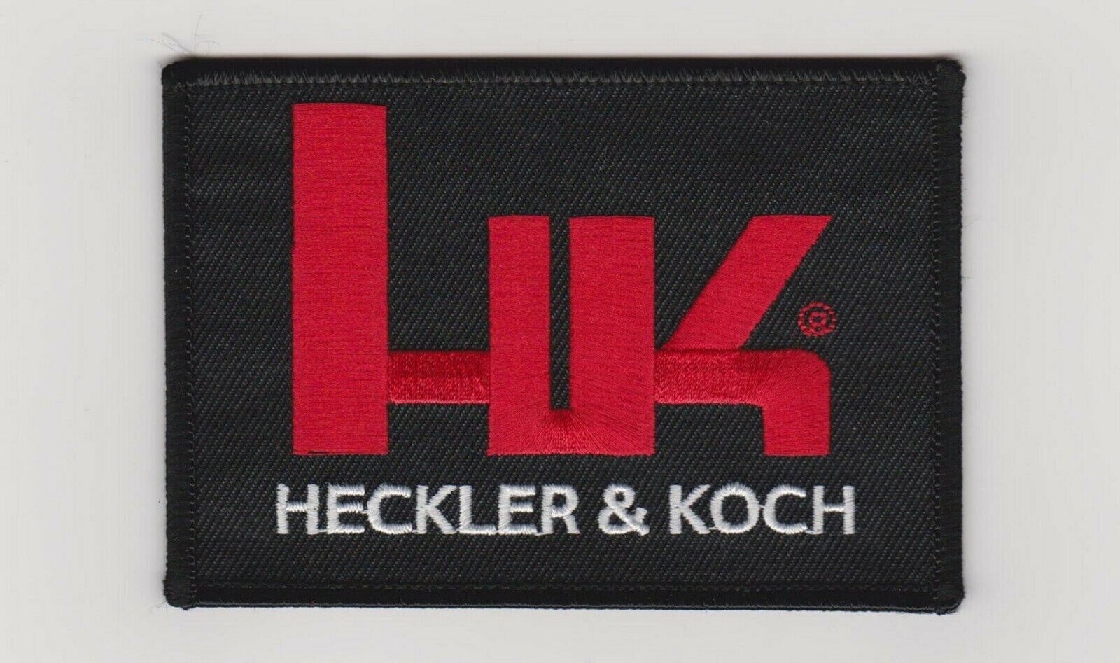 HK Logo Patch Heckler & Koch Benelli Gun Military Tactical Morale Patch Hook 