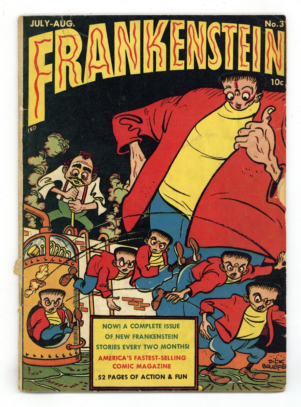 Frankenstein Comics #3 GD+ 2.5 1946