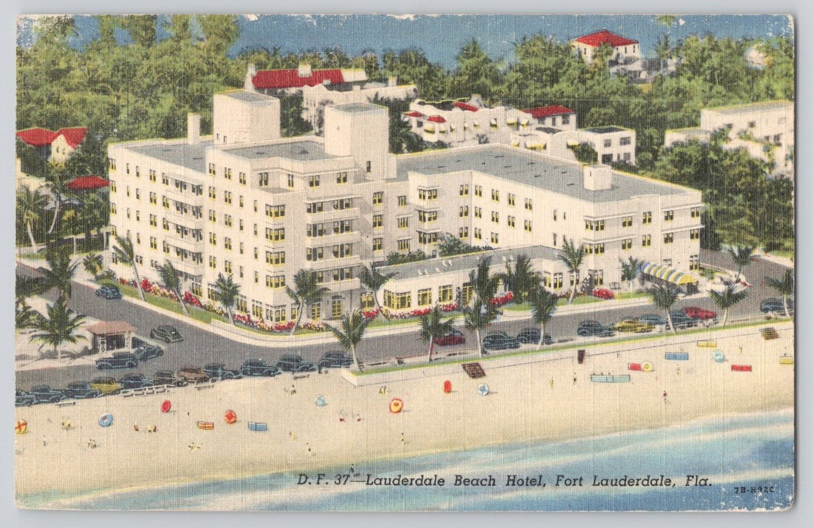 Postcard Lauderdale Beach Hotel, Fort Lauderdale, Florida