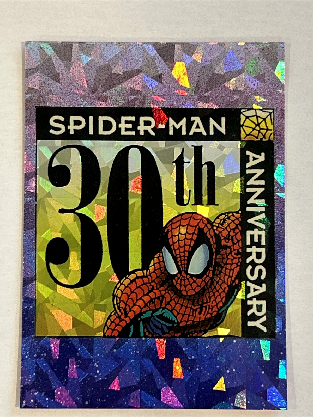 1992 SPIDER-MAN 30th ANNIVERSARY PRISM P8 STAN THE MAN MARVEL