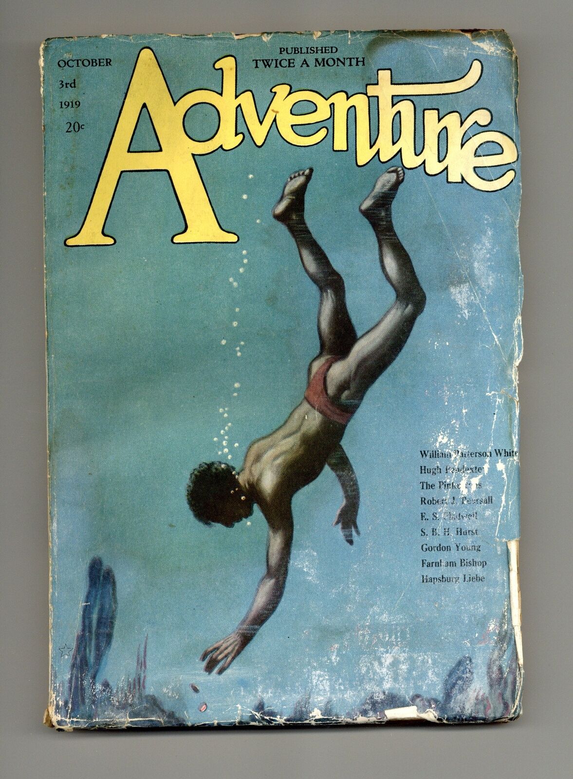 Adventure Pulp/Magazine Oct 3 1919 Vol. 23 #1 GD- 1.8