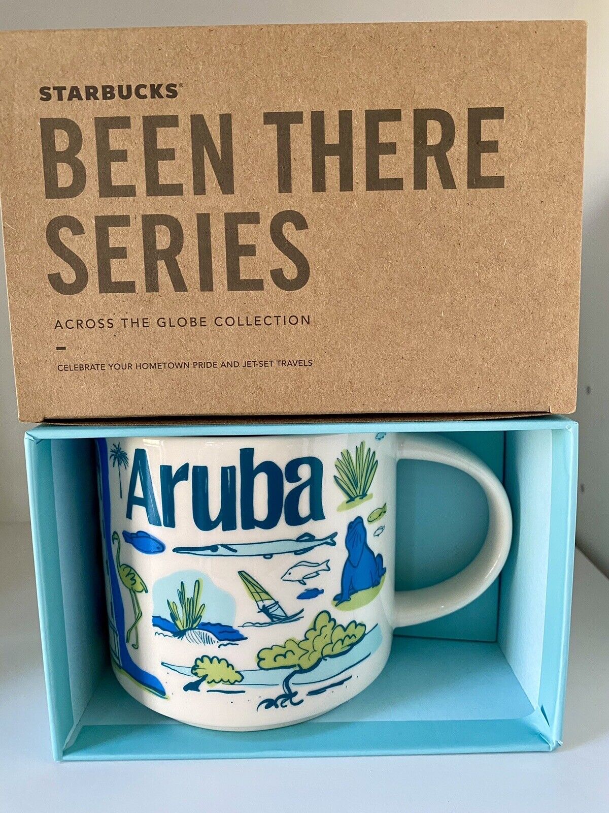 Starbucks Aruba Been There Series Collection 14oz Ceramic Mug - NIB