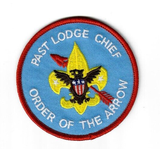 Boy Scout Order of the Arrow OA Past Lodge Chief Unofficial Spoof Position Patch