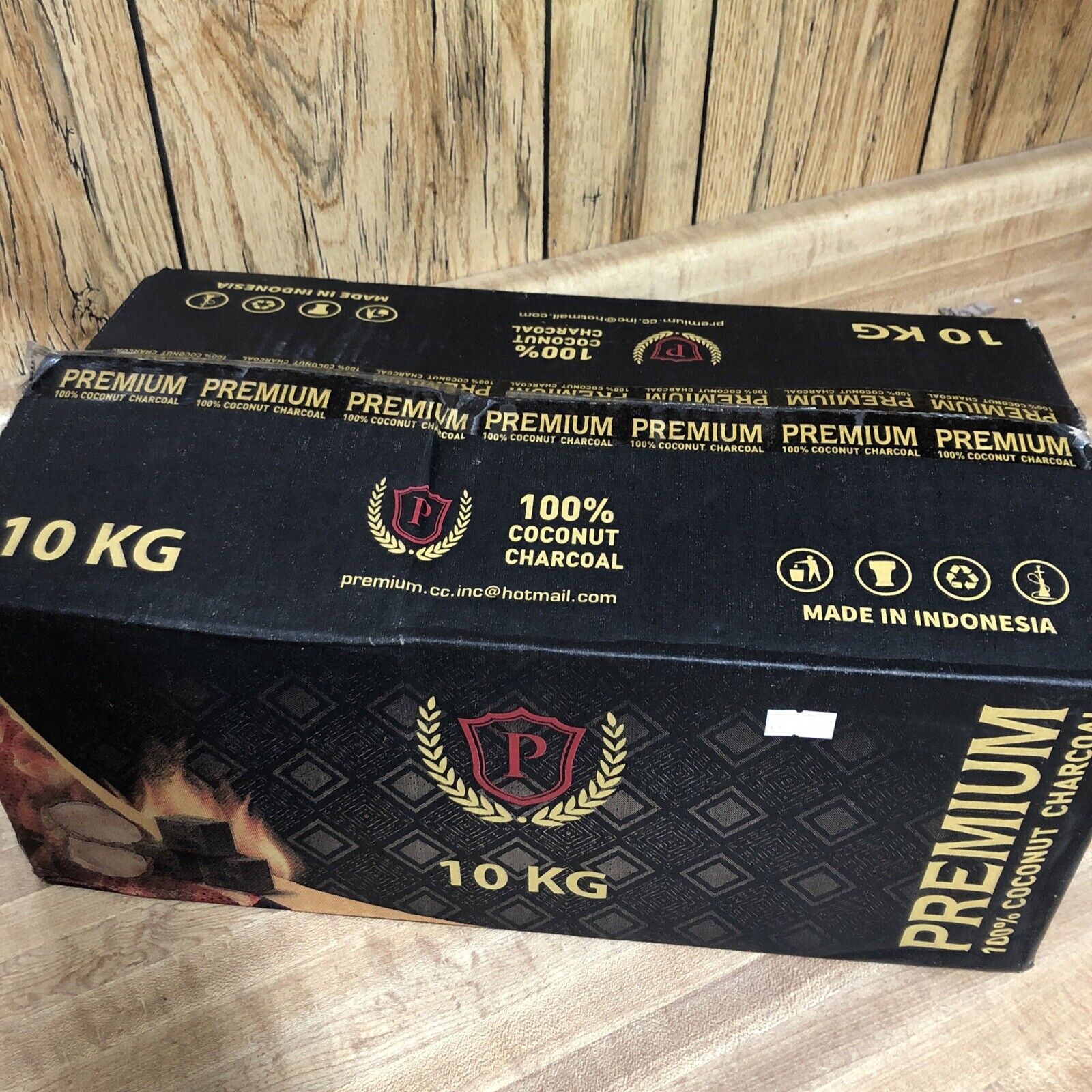 Premium 100% Coconut Charcoal 10kg (22Ib) Box Brand New