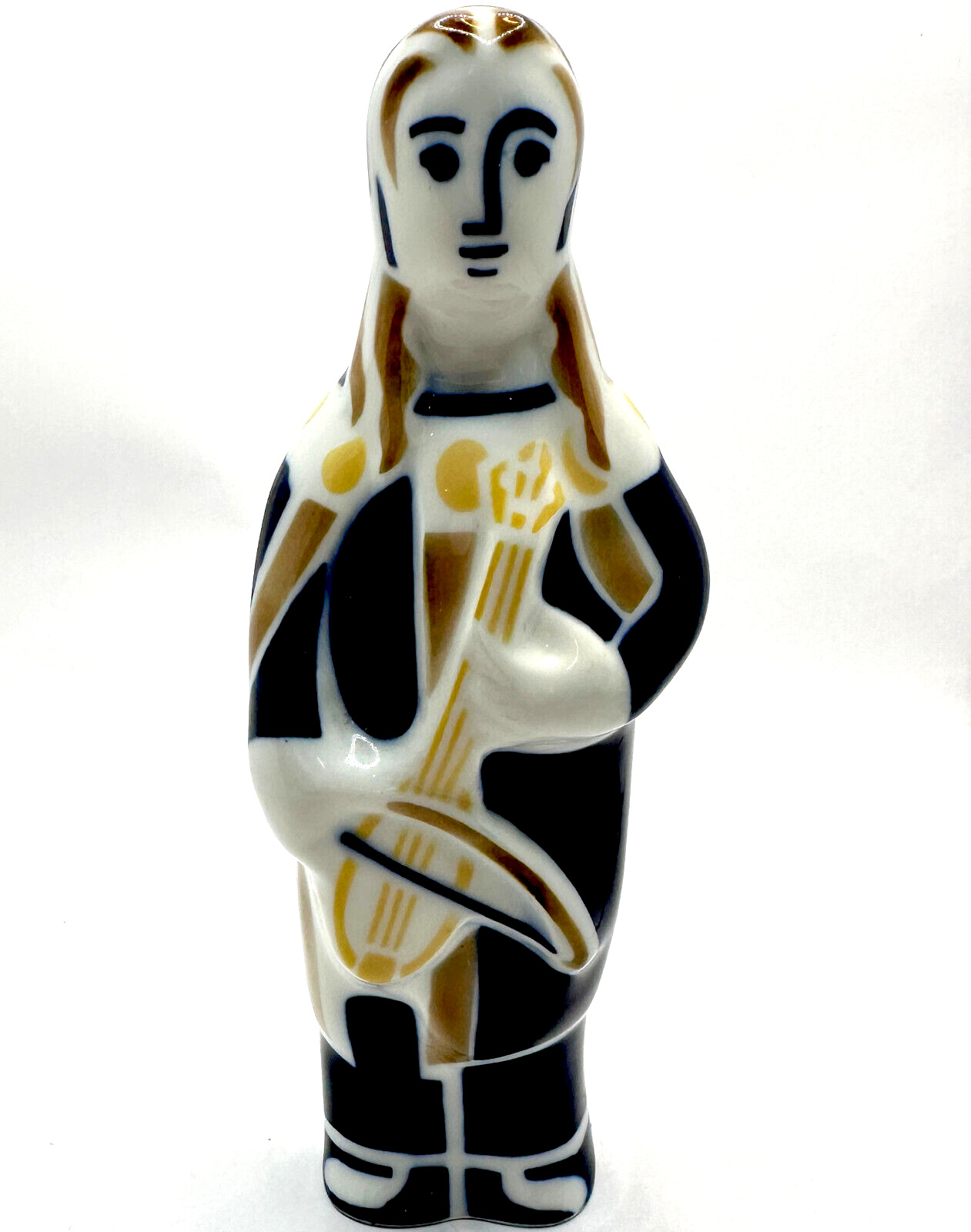 Sargadelos Spain Porcelain Figure Bernaldo De Bonaval Con Viola De Arco #13 7\