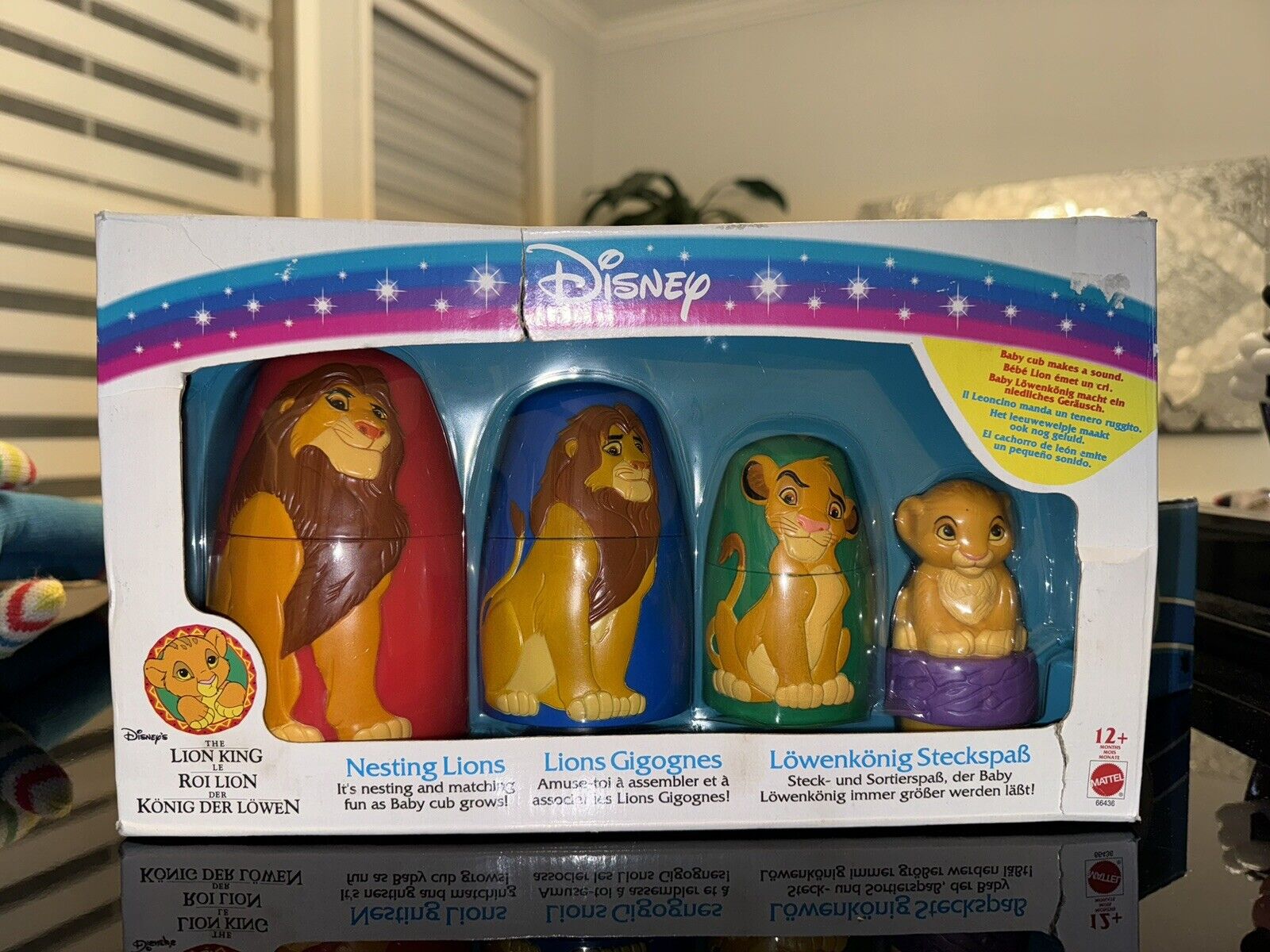 1994 Mattel Disney RARE The Lion King Nesting Lions Dolls BRAND NEW SEALED BOX