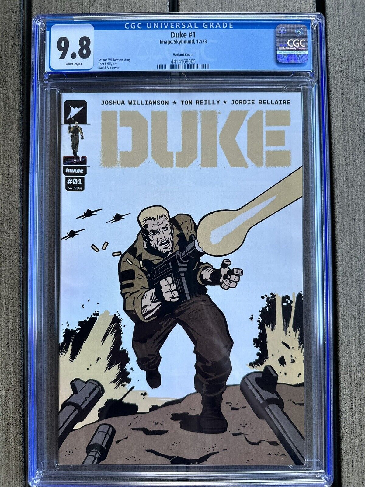 Duke #1 CGC 9.8 🔥White Pages🔥 Variant Cover B Image/Skybound 12/2023