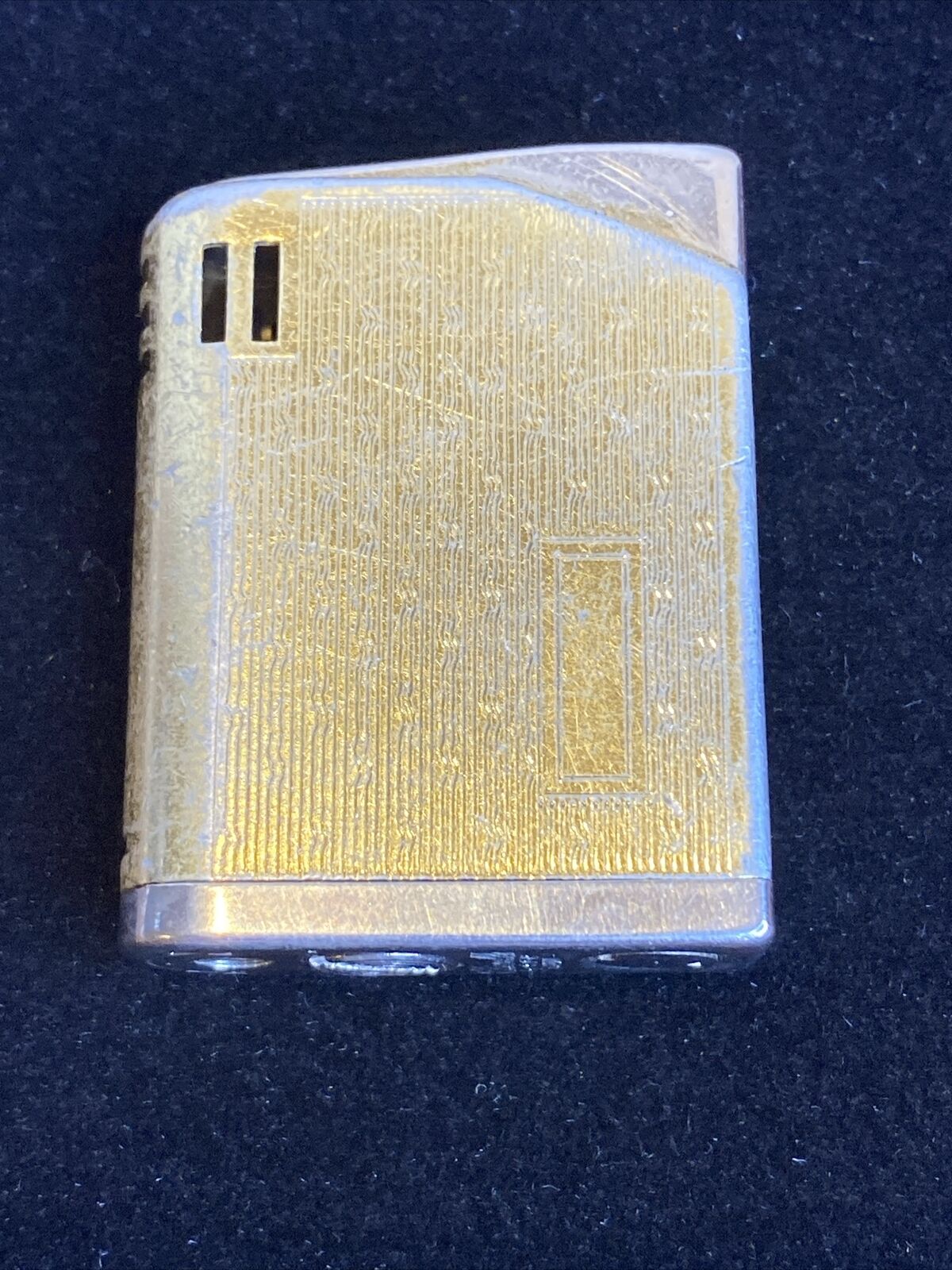 Vintage Cigarette Lighter Chevelle by BPC made in Japan stainless steel
