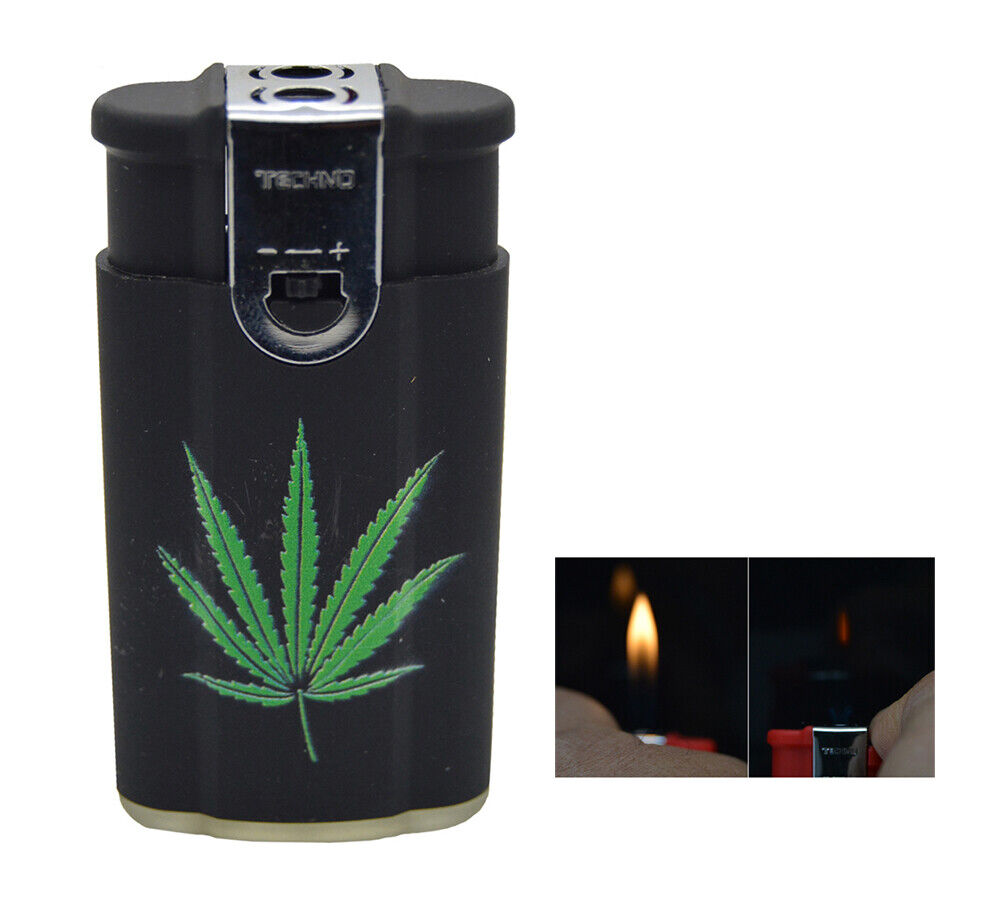Soft Flame & Wind Proof Flame Dual Flame Torch Refillable Lighter