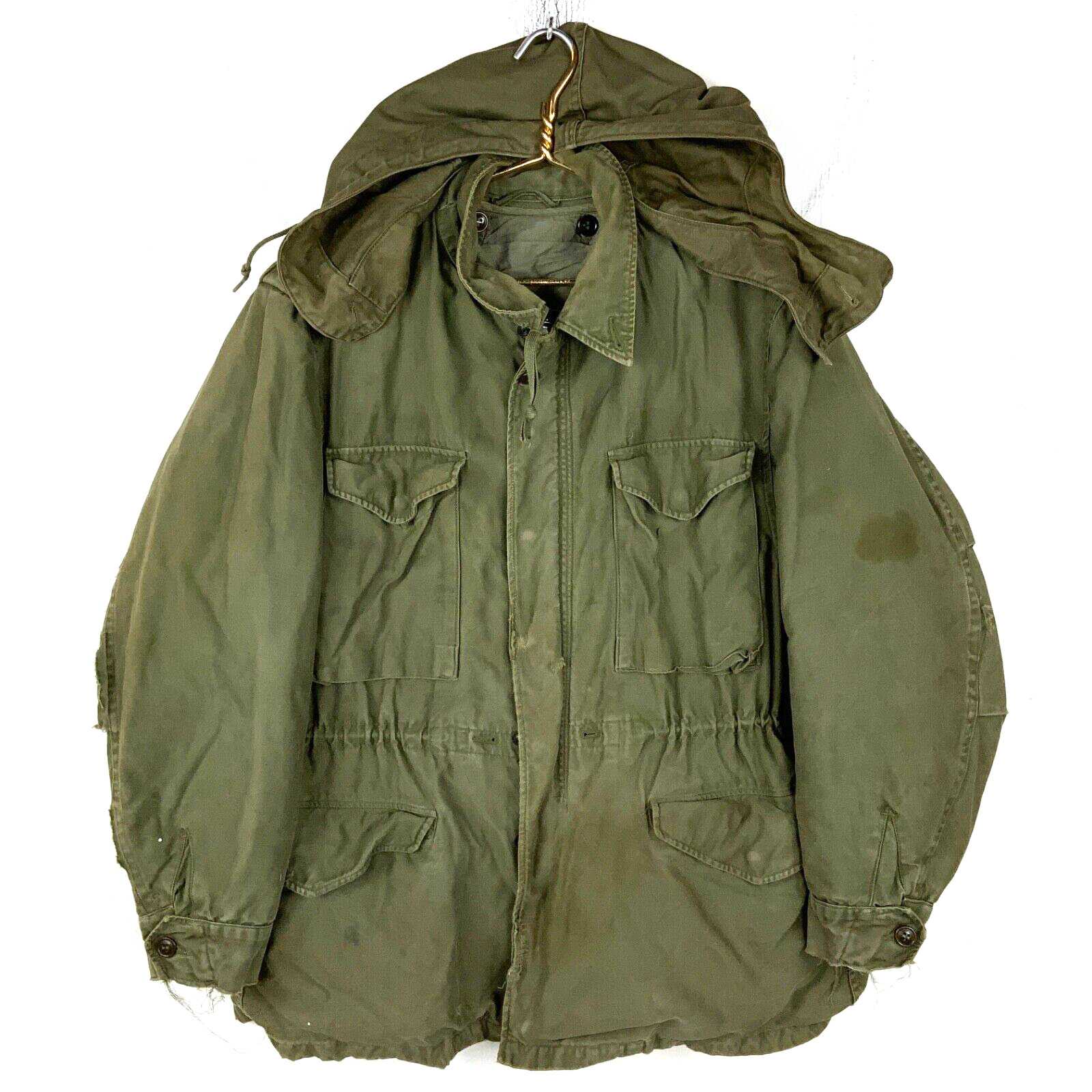 Vintage Us Military M-1951 Field Jacket Insulated Medium Full Zip 50s
